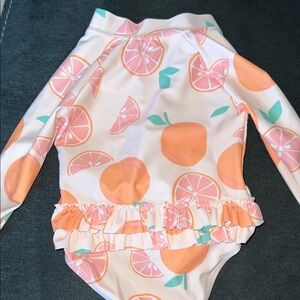 Carter's Orange and Pink Kids Rashguard